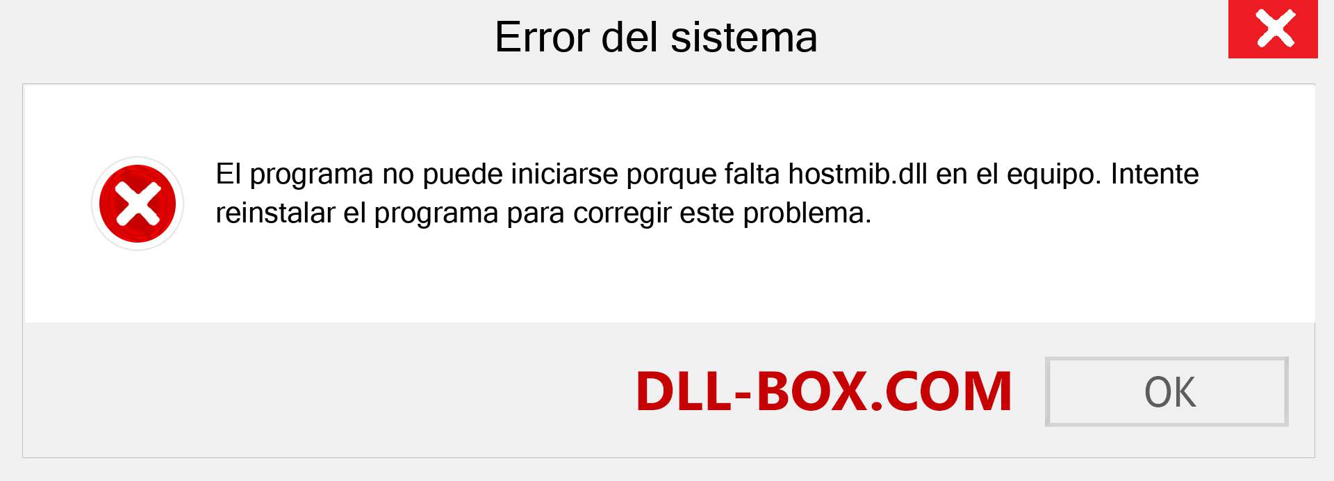 ¿Falta el archivo hostmib.dll ?. Descargar para Windows 7, 8, 10 - Corregir hostmib dll Missing Error en Windows, fotos, imágenes