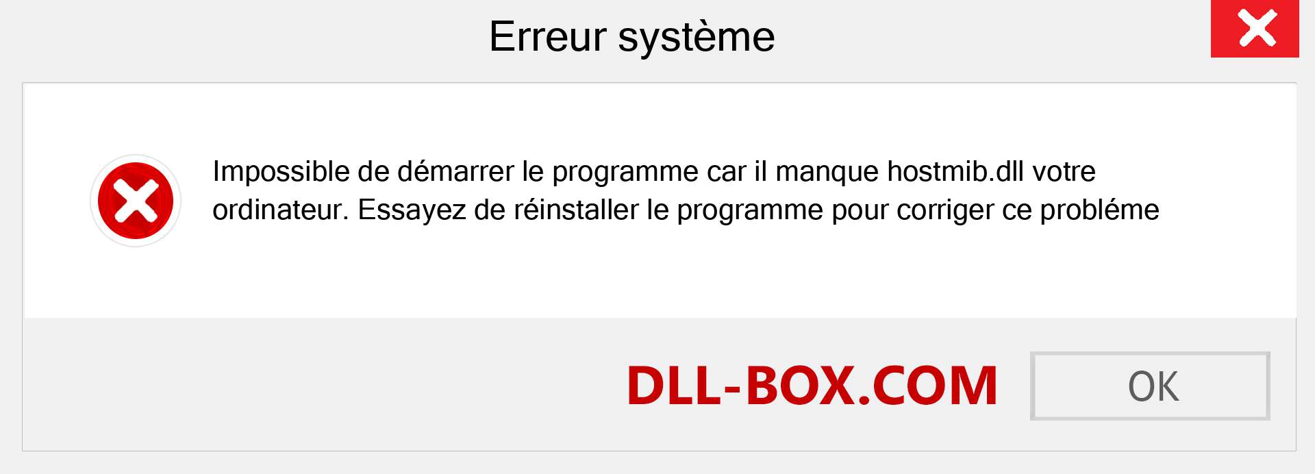 Le fichier hostmib.dll est manquant ?. Télécharger pour Windows 7, 8, 10 - Correction de l'erreur manquante hostmib dll sur Windows, photos, images